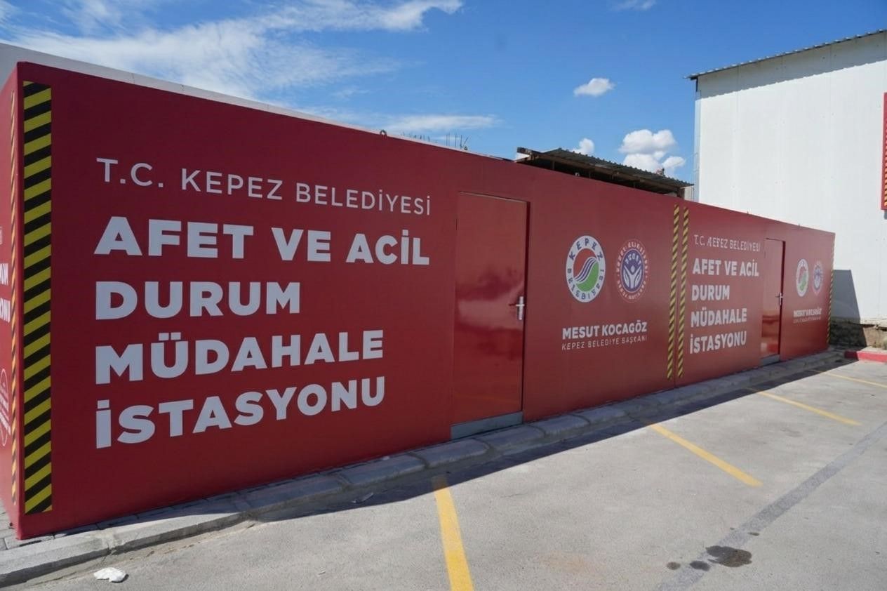 Kepez'den afetlere karşı 2 yeni afet istasyonu