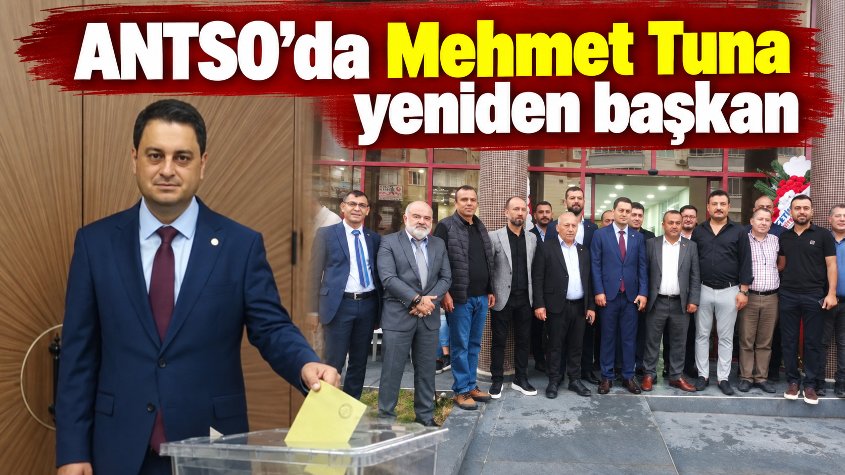 ANTSO’da Mehmet Tuna yeniden başkan